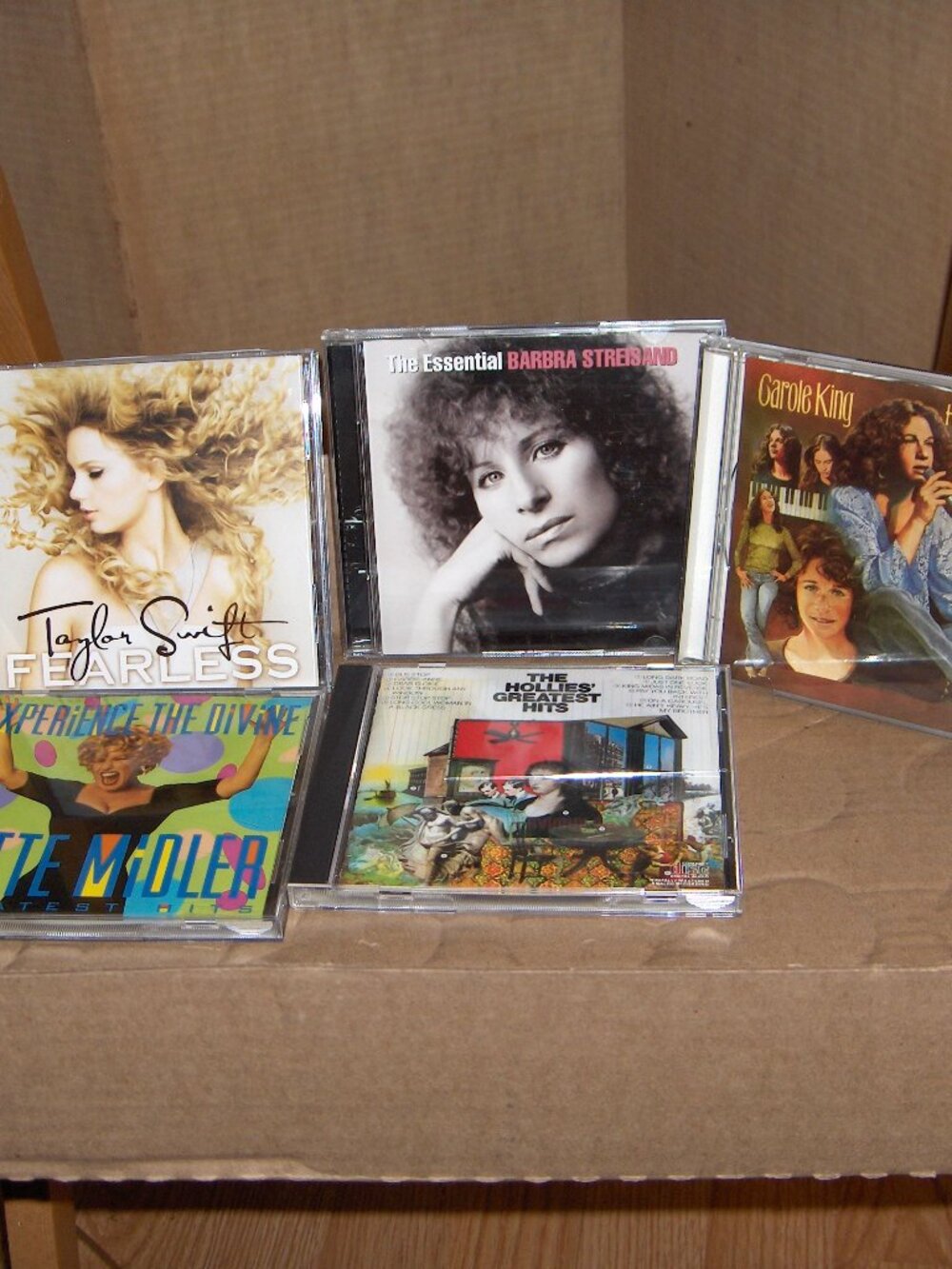 Lot of 10 CD's and Storage Container